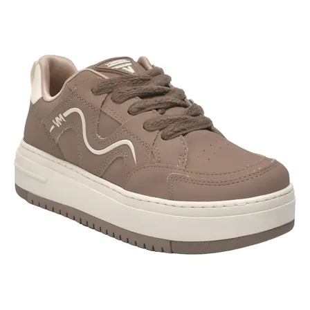 Tênis Feminino Via Marte Sola Alta Moda Minimalista 306-002