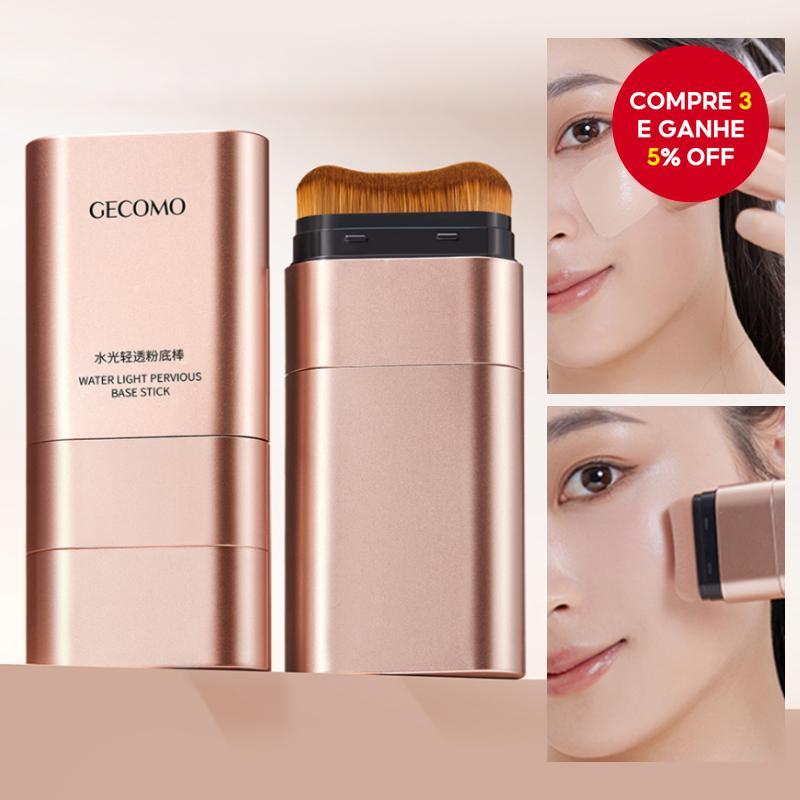 Gecomo Base em Bastão Skin Illusion - Hidratante, Leve e de Longa Duração | Base e Corretivo Sem Emenda para um