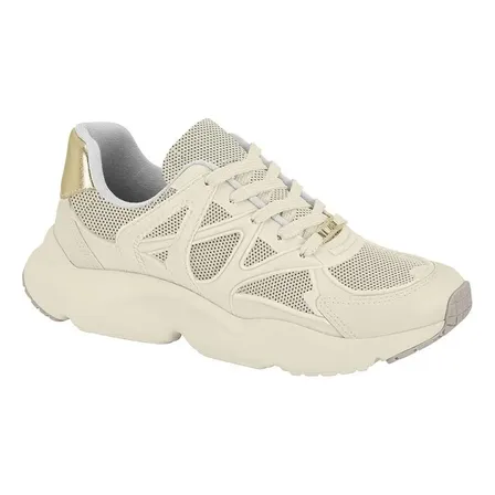 Tênis Vizzano Feminino Off White Leve Academia 1440.107