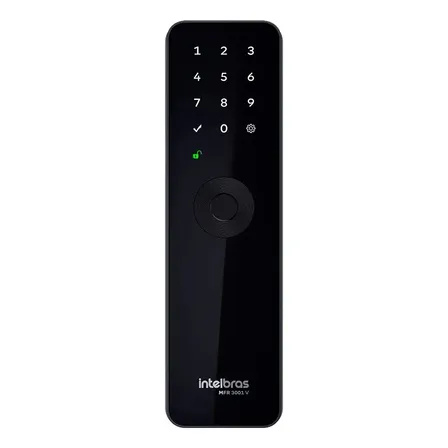 Fechadura Inteligente De Embutir Sem Maçaneta Mfr 3001 V Intelbras Preto