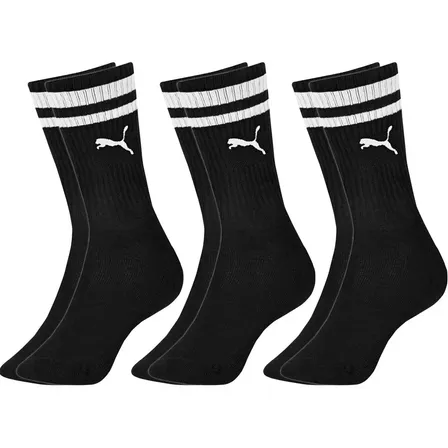 Kit 3 Pares Meias Puma Cano Alto Longo Confortável Original