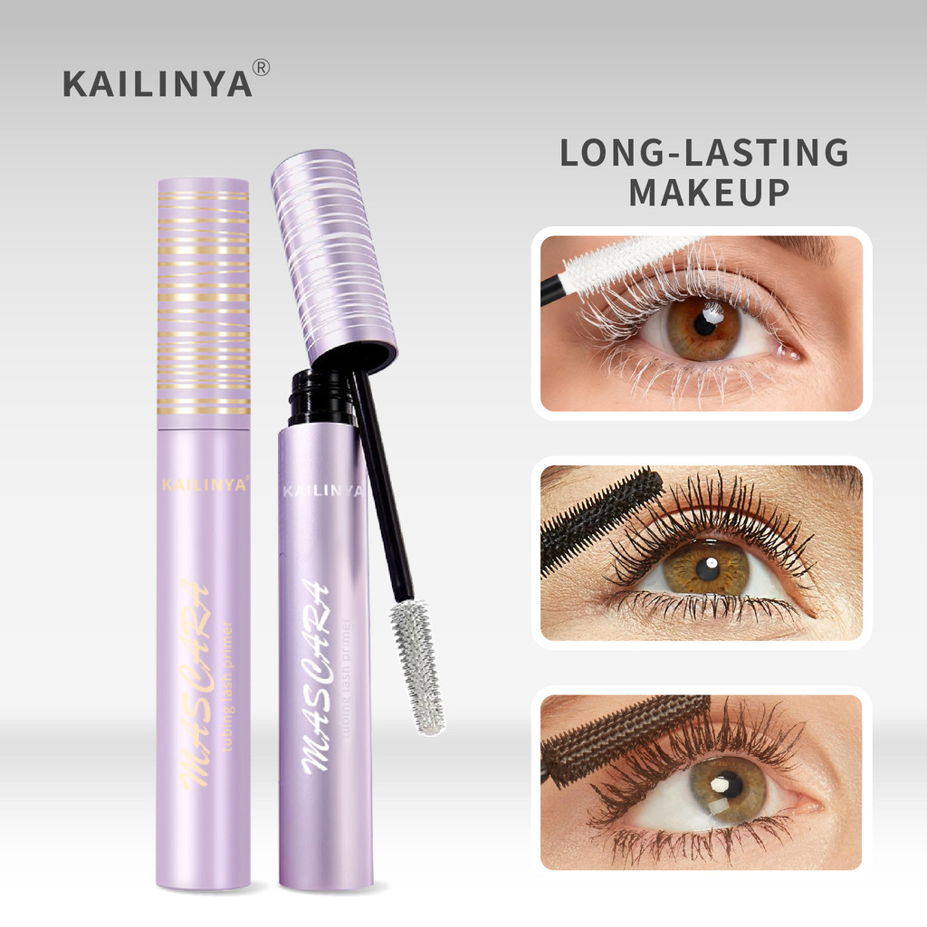 Rímel impermeável estendido Curling grosso longo tridimensional Primer de cílios de secagem rápida