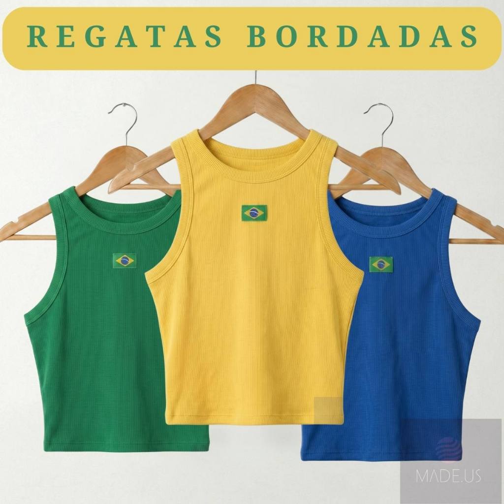 Regatas do Brasil Feminina Ribana Copa Bandeira BORDADA