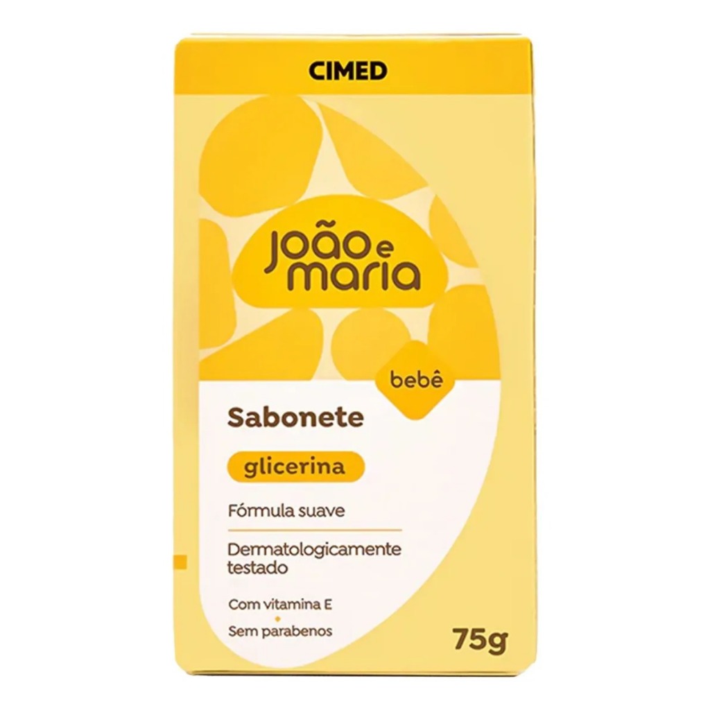 Sabonete em Barra Glicerina 75g João e Maria