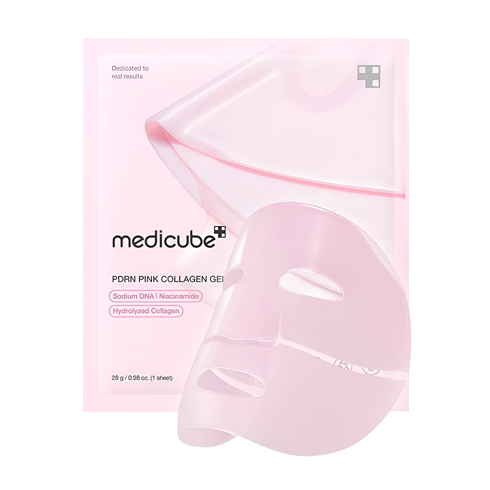 Medicube Pdrn Pink Colágeno Gel Mask 1ea Máscara Facial