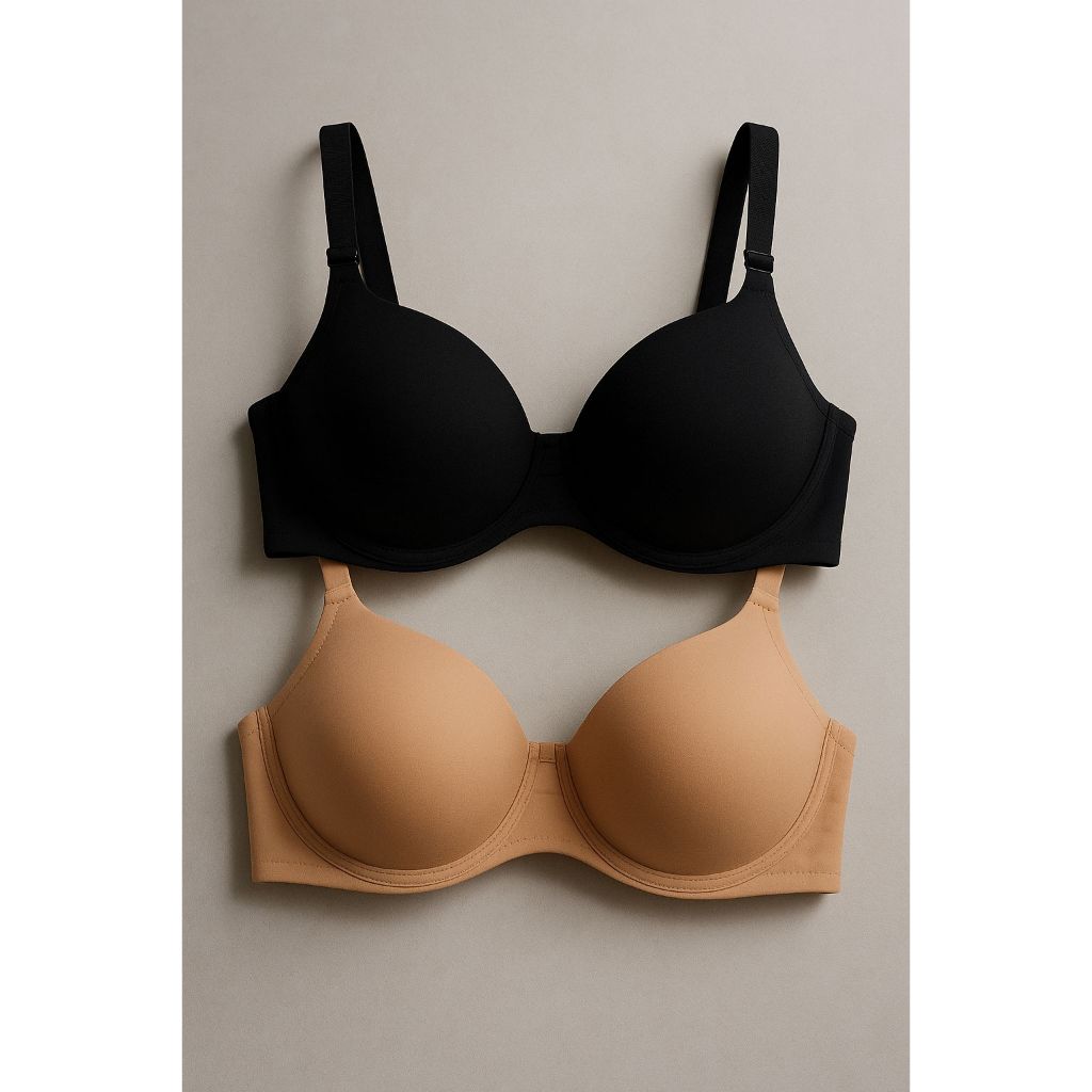 2 Sutiã Básico ou 1 Sutiã Reforçado de Microfibra Com Bojo Lingerie Direto Da Fábrica do p ao gg