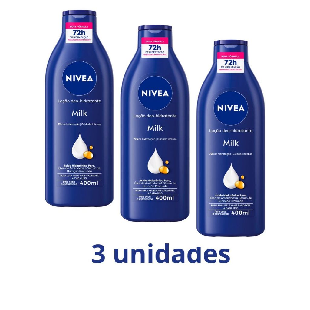 Nivea Loção Hidratante Milk Pele Seca a Extrasseca 400ml