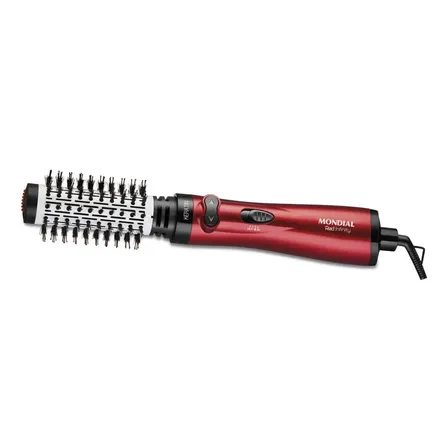 Escova Rotativa Infinity Keratin Mondial Er-11-kr Vermelho 127v