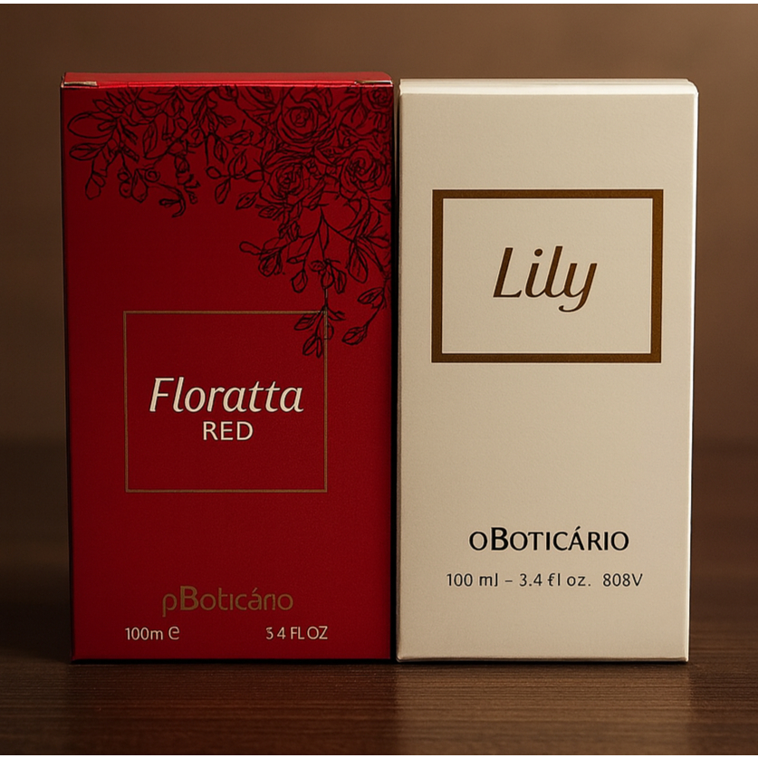 Kit 2 perfumes feminino 100ml cada