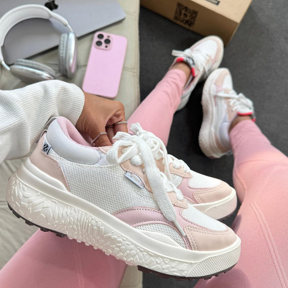 Tênis Feminino Blogueira Casual Academia Confortável Leve Macio