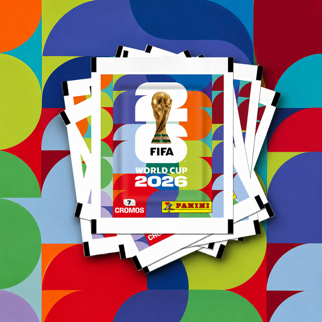 Kit 14/28/42 Figurinhas Do Álbum Copa Do Mundo 2026 Envelopes Brasil