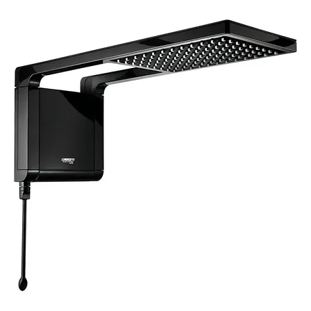 Chuveiro Eletrônico Lorenzetti Acqua Storm Ultra Preto 7800w 220v 7.8 Kw