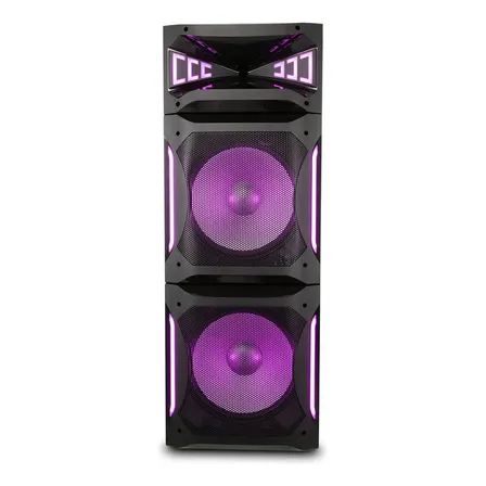 Caixa De Som Philco Extreme Ex Bass Preta 2500w Pcx30000 Bivolt Preto 127/220v