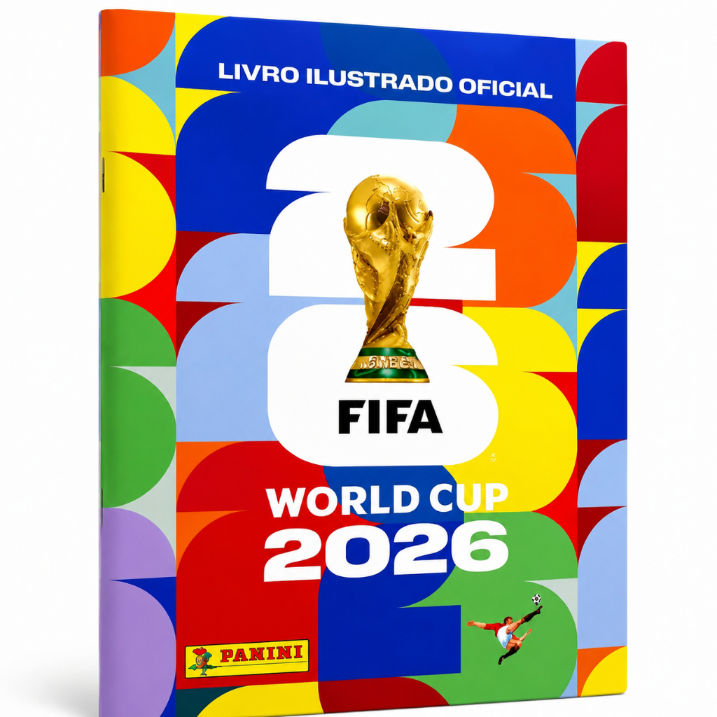 Álbum Oficial Panini Copa do Mundo 2026 Brochura  + Envelopes de Figurinhas