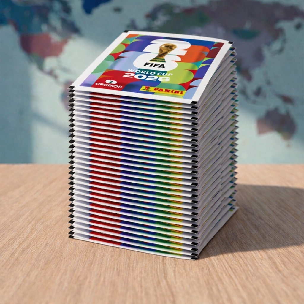 Kit Com 50/60/100 Envelopes De 7 Figurinhas + Chance de Lendária Copa Do Mundo 2026 Panini Oficial