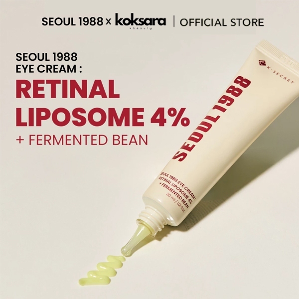 [OFFICIAL] SEOUL 1988 Retinal Liposome 4% + Fermented Soybean Eye Cream 10ml/30ml