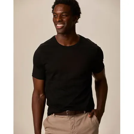 Camiseta Básica Malwee Gola Redonda Masculina Algodão Casual