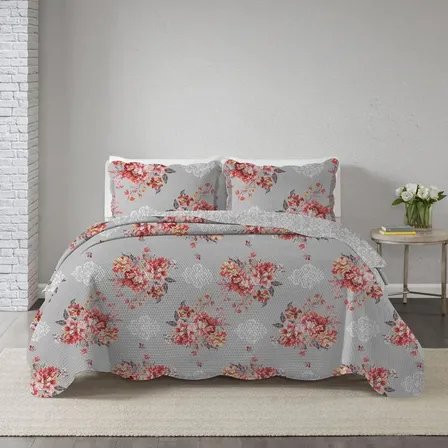 Kit Cobre Leito Colcha Cama Queen 240x260 Dupla Face Jogo