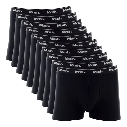 Kit 10 Cuecas Mash Boxer Original Masculino Algodão Atacado
