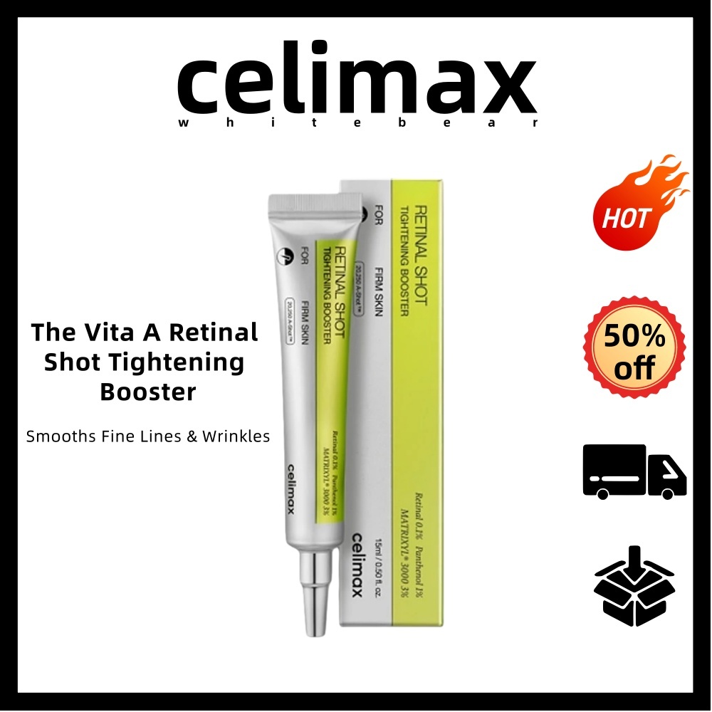 5.5[celimax]theVita A Retinal Shot Tighting Booster Reduz Rugas E Diminui Os Poros 15ml