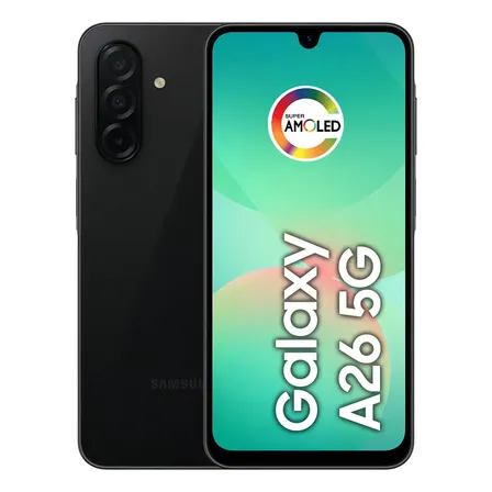 Celular Samsung Galaxy A26 5g 256gb, 8gb Ram, Câmera De 50mp, Ip67, Tela Super Amoled 6.7 , Nfc - Preto