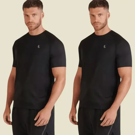Kit 2 Camiseta Dry Masculina Fit Lupo Básica Academia