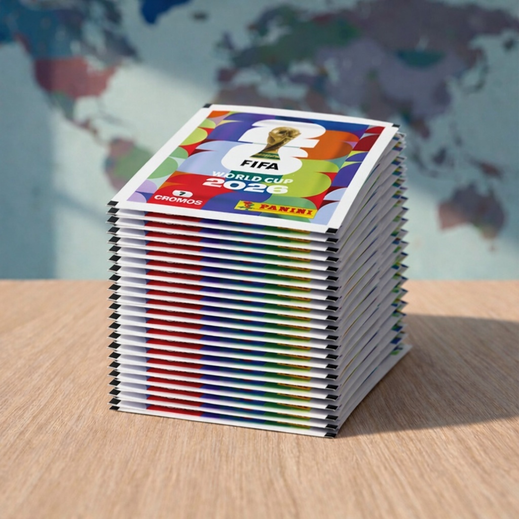 Kit Com 10/20/40/50 Envelopes De 7 Figurinhas + Chance de Lendária Copa Do Mundo 2026 Panini Oficial
