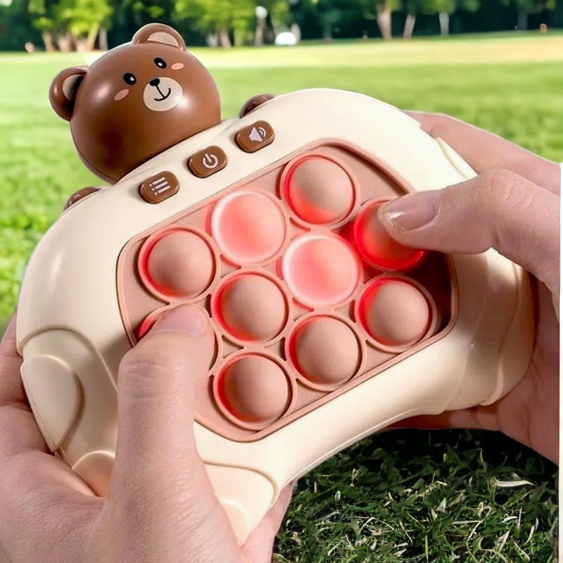 Brinquedo Pop It Eletrônico Mini Game Jogo Quick Fast Push Fidget Toy Anti-Stress