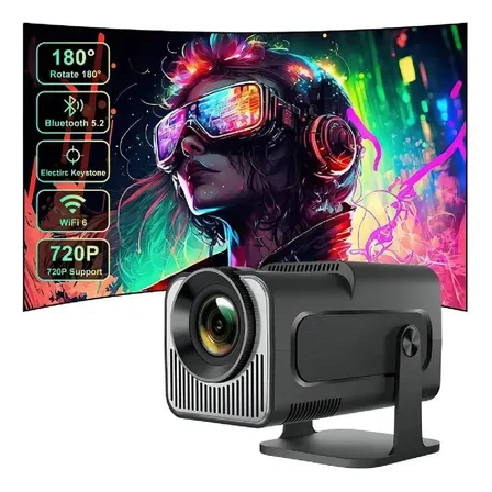 Projetor Magcubic Hy320 Mini New 2024 Wifi 4k 390 Ansi 11.0 Preto 127/220v