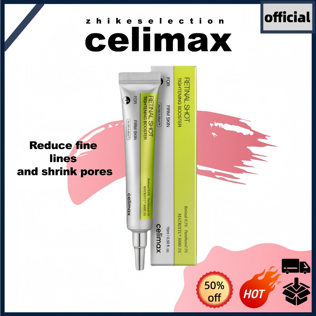 6.6celimax Creme Firmador Retinol 15 ml/Vita-A Serum 30ml/Reduz Linhas Finas/Aperte Pele