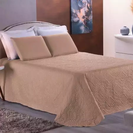 Cobre Leito colcha Queen Size/Casal Padrão/Solteiro Todo Matelado Toque Macio