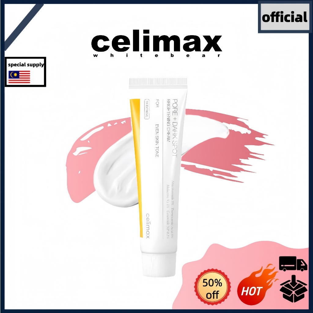 6.6 Celimax Creme Iluminador De Poros-Aperta Os E Melhora A Pigmentação Escura 35ml
