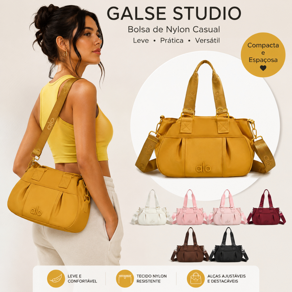 a1oyoga Bolsa feminina de ombro, bolsa transversal, bolsa de mão versátil