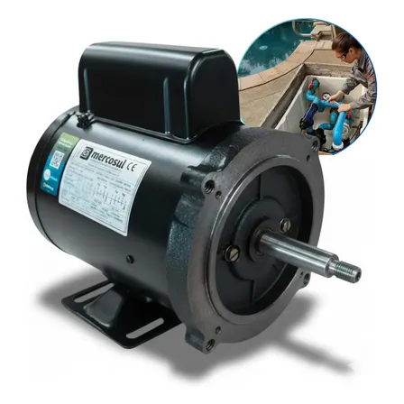 Motor Elétrico 1/2cv Monofásico P/ Motobomba Piscina Rápida 127/220v