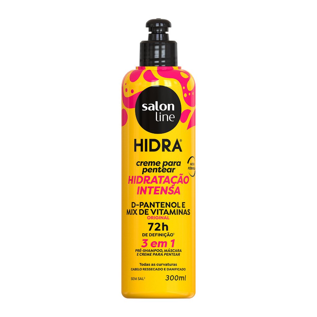 Creme Para Pentear 3 em 1 Hidra D-Pantenol 300ml