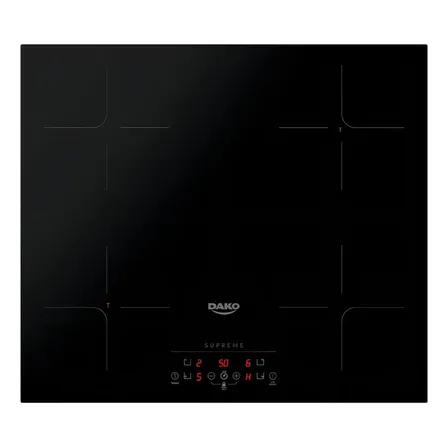 Cooktop De Indução 4 Bocas Preto Com Trava De Segurança Dako Supreme 220v