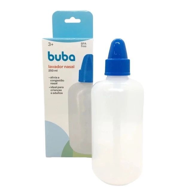 Lavador Nasal Higienizador 250ml Buba Livre De BPA Infantil