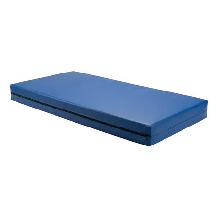 Colchão Hospitalar Impermeável Solteiro D33 Sansiena Com Capa Napa Premium 188x88x10cm Azul