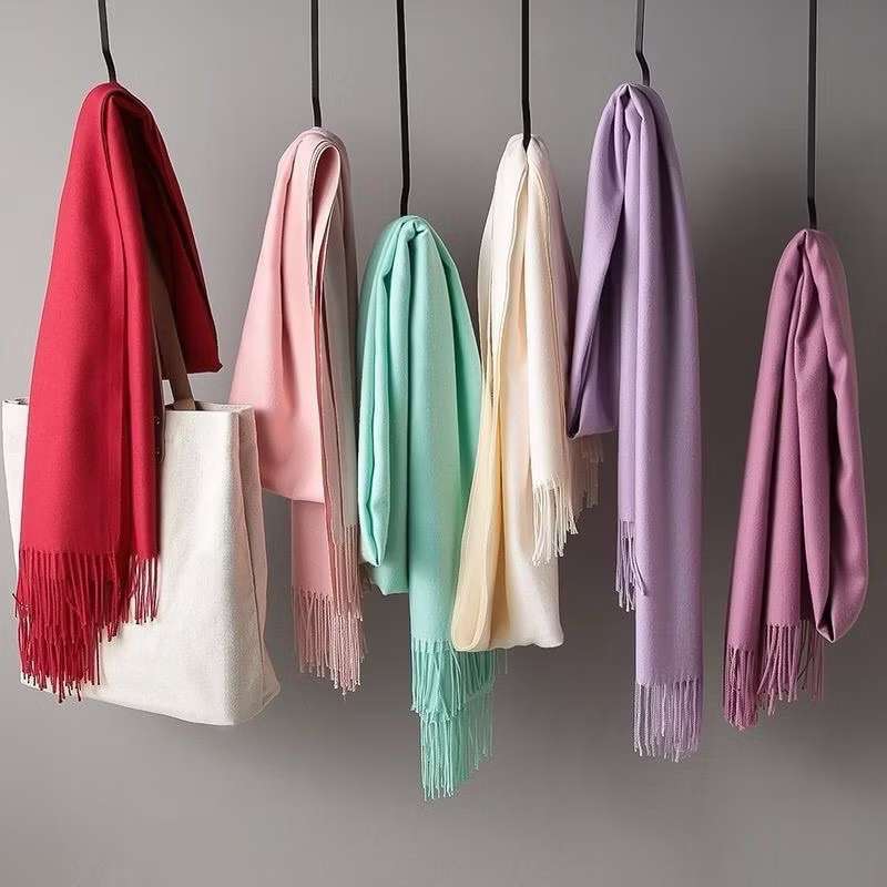 Anti-pilling cachecol feminino  de inverno com 210g