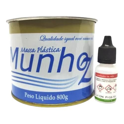 Massa Plástica Para Granito Mármore Porcelanato 800g Munhoz.