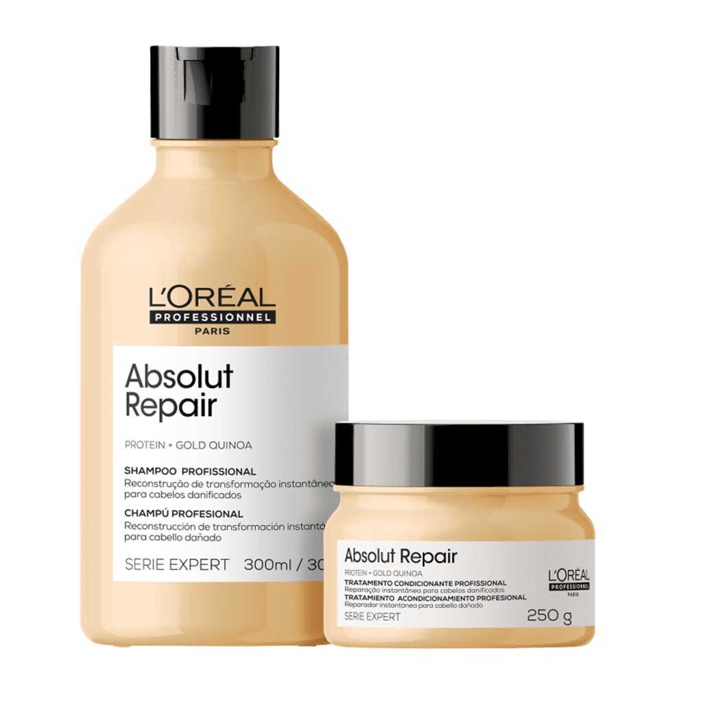 Kit Loréal Profissionnel Absolut Repair Shampoo e Máscara