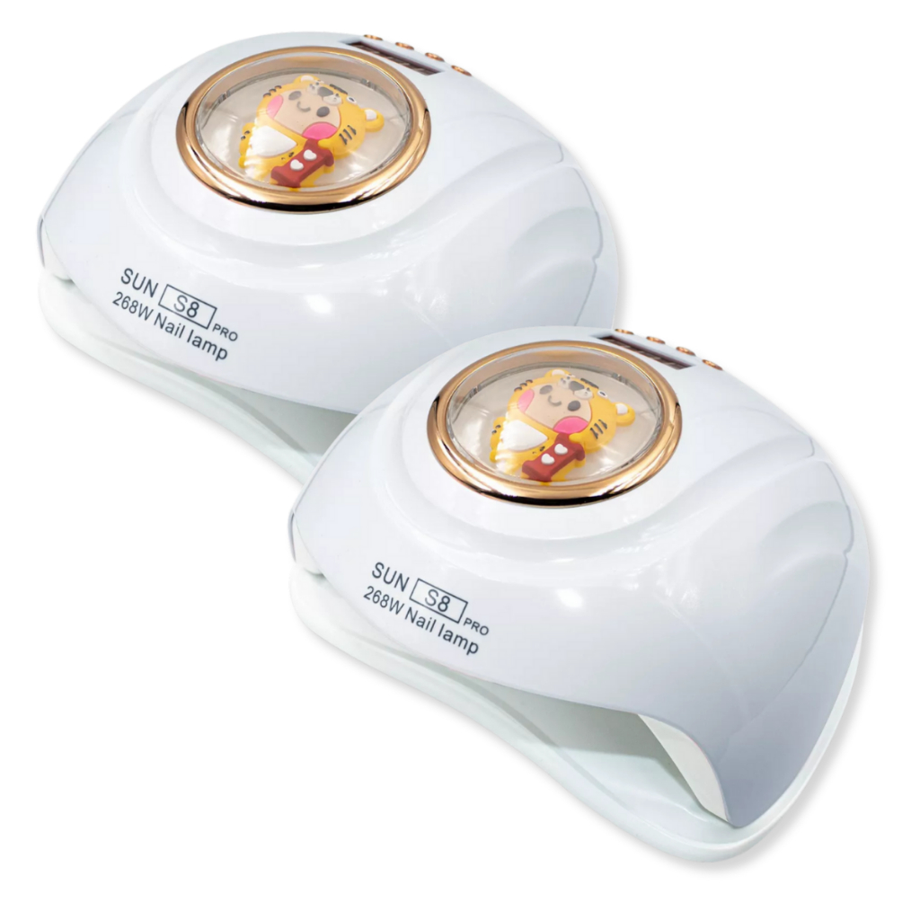 KIT Cabines Sun S8 Pro 57 LEDs 268w Unha Gel Acrigel Secagem Rápida