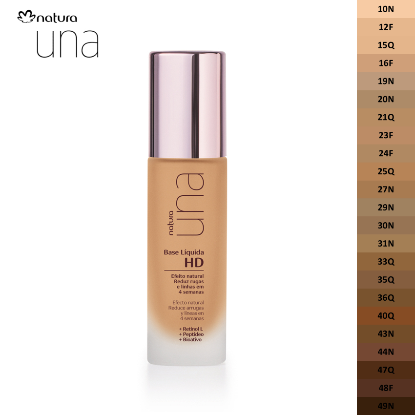 Base Líquida HD Una Natura - 30 ml (Antiga Base Fluida)