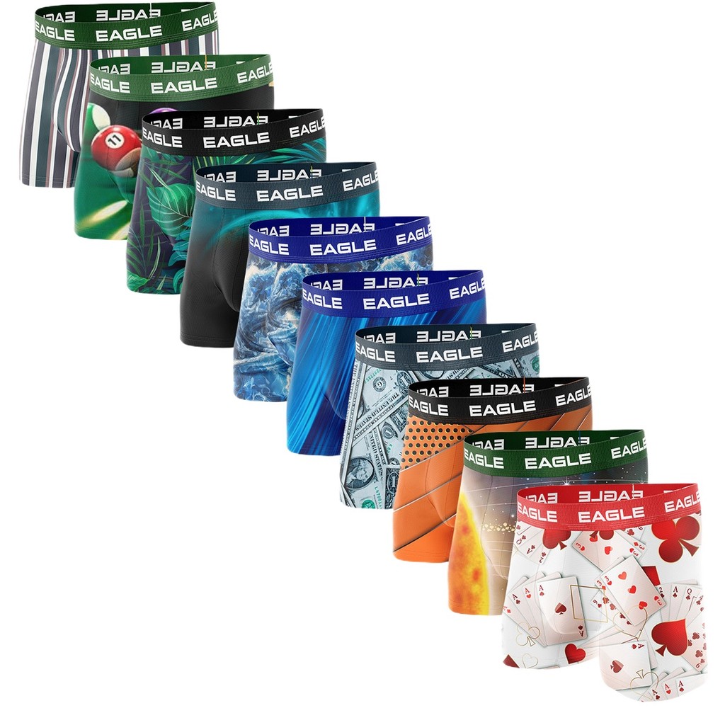 Kit Com ATÉ 15 Cuecas Boxer Masculina Extremamente Confortável Para o Dia a Dia