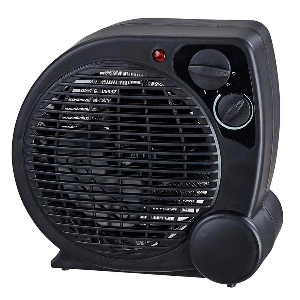 Aquecedor Portátil a Ar Ventilador Quente Preto AQ04 - Mimo Style