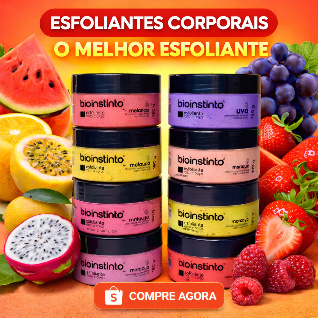 Kit 6 Esfoliante corpo Banho Premium Hidratação Produnda Skin care Diversas Fragrancias Atacado 180g