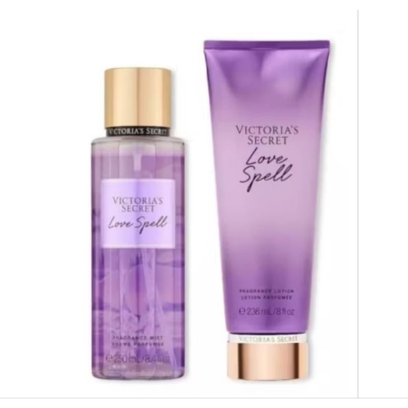 Kit Louve spel Body Splash + Hidratante Feminino Doce Sofisticado Longa Duração Promoção
