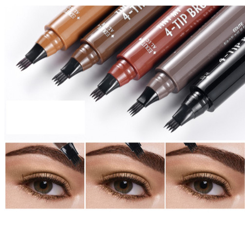 Caneta para Sobrancelha Fio a Fio Efeito Microblading Natural Preenche Falhas