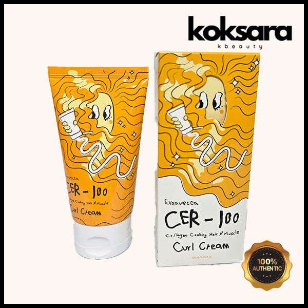 elizavecca collagen coating hair a+ muscle curl cream cer-100 120ml
