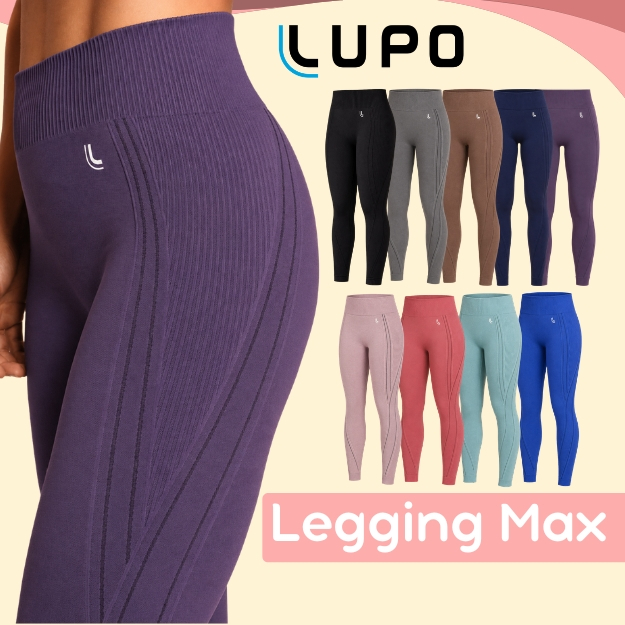 Calça Legging Max Lupo Academia Sem Transparência Original Treino Fitness